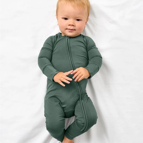 Little Sleepies Grove Green Zippy - Picture 4 of 4